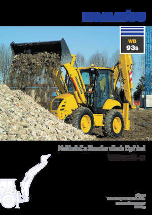 Backhoe Loaders Komatsu WB93S-5 