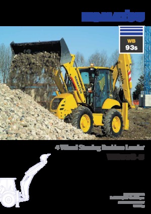 Iş makineleri Komatsu WB93S-5 
