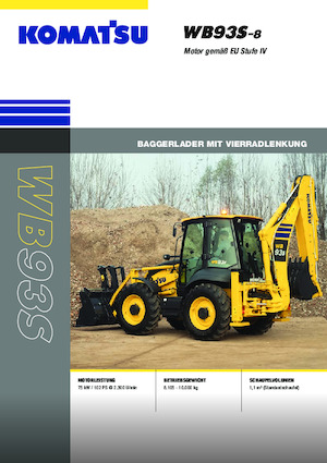 Backhoe Loaders Komatsu WB93S-8