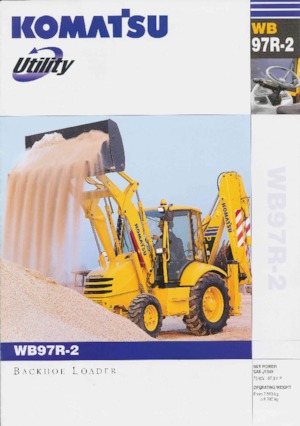 Iş makineleri Komatsu WB97R-2