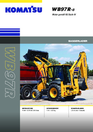Iş makineleri Komatsu WB97R-8E0