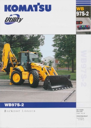 Iş makineleri Komatsu WB97S-2