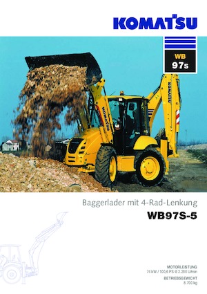 Iş makineleri Komatsu WB97S-5 