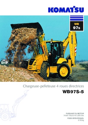 Backhoe Loaders Komatsu WB97S-5 