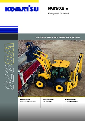 Backhoe Loaders Komatsu WB97S-8E0