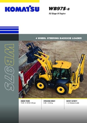 Backhoe Loaders Komatsu WB97S-8E0