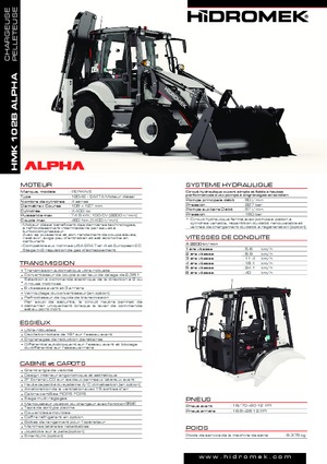 Backhoe Loaders Hidromek HMK 102 B