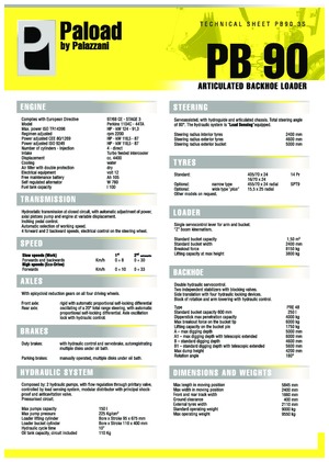 Iş makineleri Palazzani PB 90