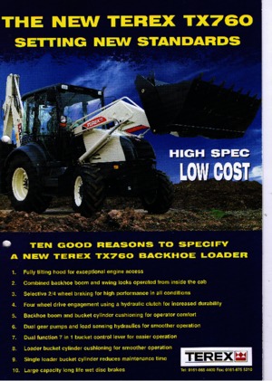 Iş makineleri Terex TX 760