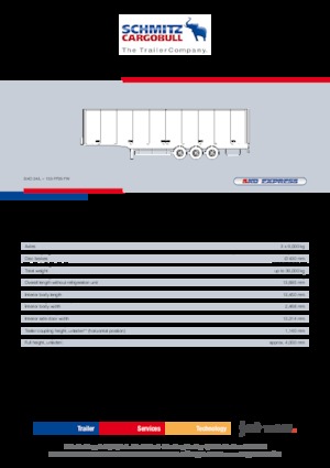 Box / Dry Van Semi Trailers Schmitz Cargobull S.KO 24/L – 13.5 FP25 FW