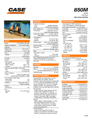 Bulldozers Case 850M