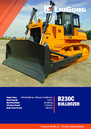 Bulldozers Liugong B230C