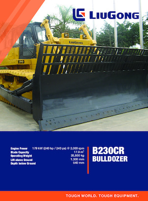 Bulldozers Liugong B230CR