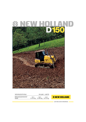 Bulldozers New Holland D 150 LGP