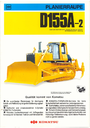 Bulldozers Komatsu D155A-2