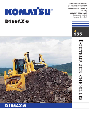Bulldozers Komatsu D155AX-5B