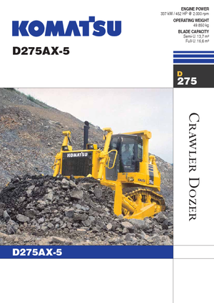 Buldozerler Komatsu D275AX-5E0