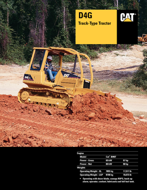 Buldozerler Caterpillar D 4 G