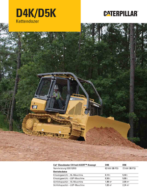 Bulldozers Caterpillar D4K M