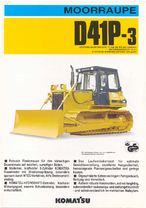 Buldozerler Komatsu D41P-3