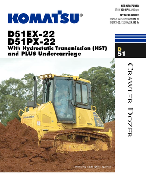 Bulldozers Komatsu D51PX-22