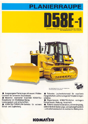 Buldozerler Komatsu D58E-1P