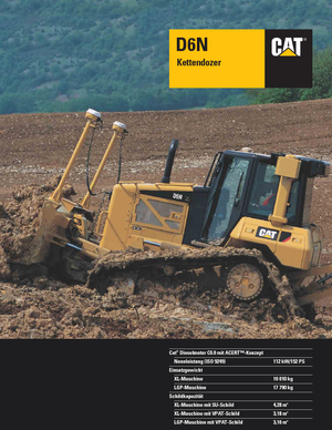 Bulldozers Caterpillar D6N LGP
