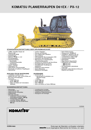 Buldozerler Komatsu D61PX-12