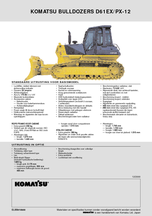 Buldozerler Komatsu D61PX-12