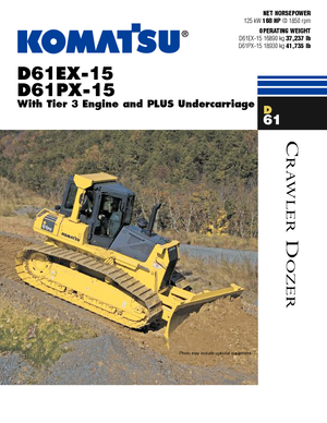 Buldozerler Komatsu D61PX-15E0