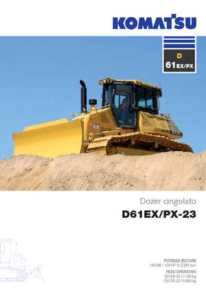 Bulldozers Komatsu D61PX-23