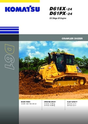 Bulldozers Komatsu D61EX-24E0