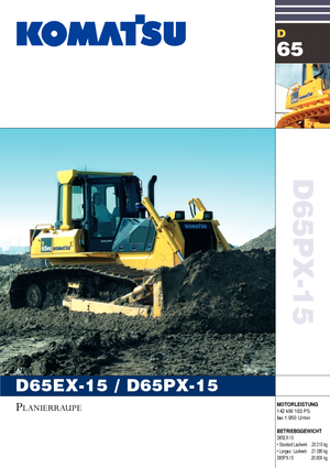 Buldozerler Komatsu D65EX-15