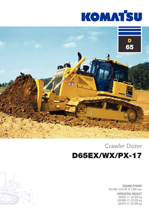 Buldozerler Komatsu D65PX-17