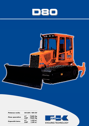 Buldozerler Fiat Kobelco D 80 LT