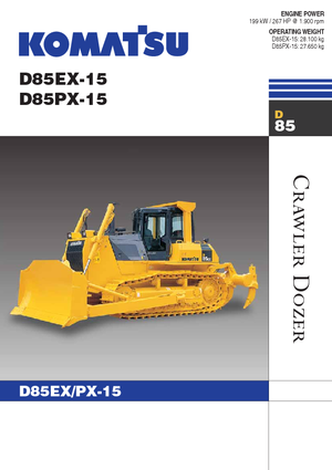 Bulldozers Komatsu D85PX-15E0