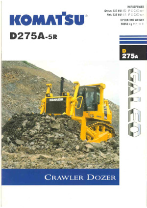 Buldozerler Komatsu D275A-5R