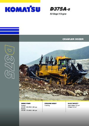 Buldozerler Komatsu D375A-8E0