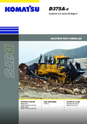 Buldozerler Komatsu D375A-8E0