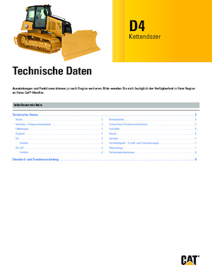 Bulldozers Caterpillar D4 LGP