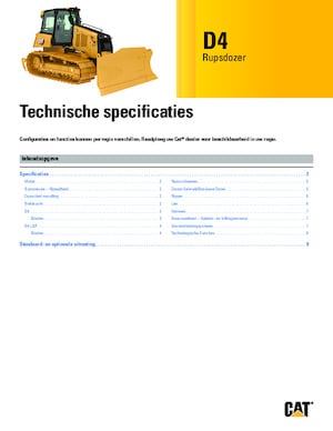 Bulldozers Caterpillar D4 LGP