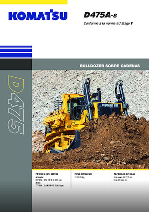 Buldozerler Komatsu D475A-8E0