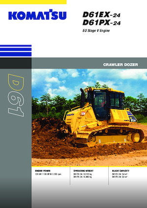 Bulldozers Komatsu D61PX-24E0