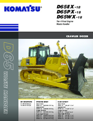 Buldozerler Komatsu D65EX-18E0