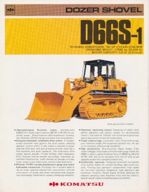 Bulldozers Komatsu D66S-1