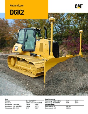 Buldozerler Caterpillar D6K2 XL
