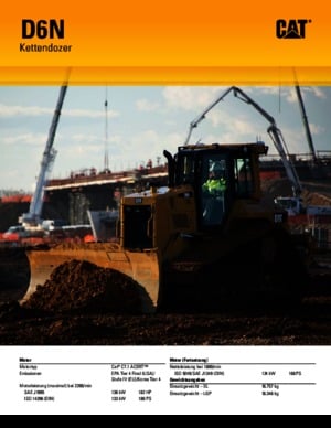Bulldozers Caterpillar D6N LGP