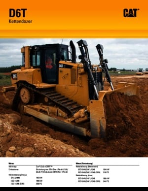 Bulldozers Caterpillar D6T LGP