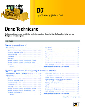 Buldozerler Caterpillar D7 LGP