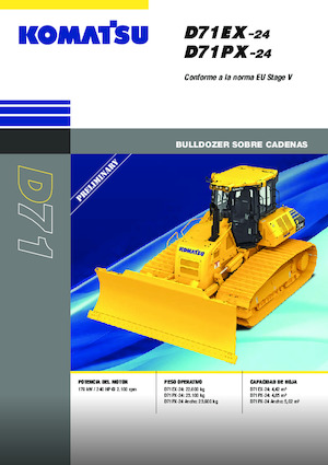 Bulldozers Komatsu D71PX-24E0